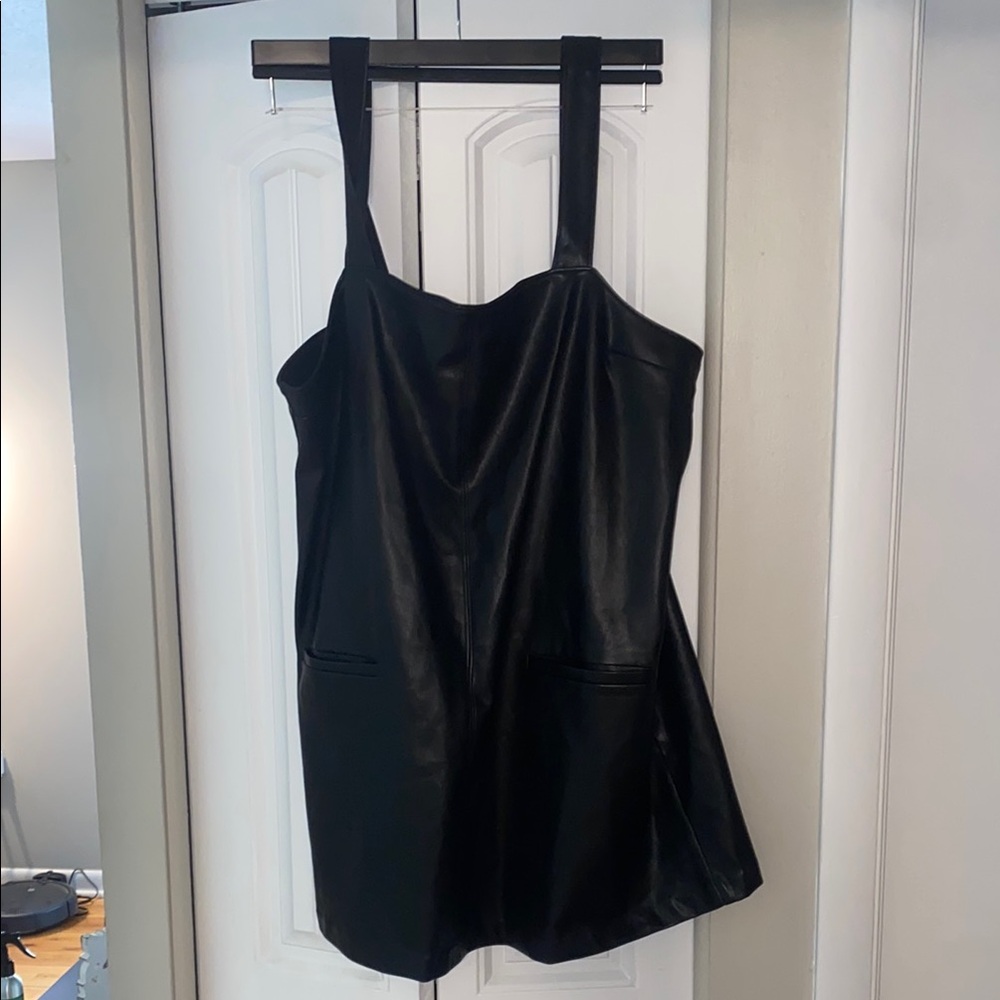 Abercrombie & Fitch Black Leather Dress